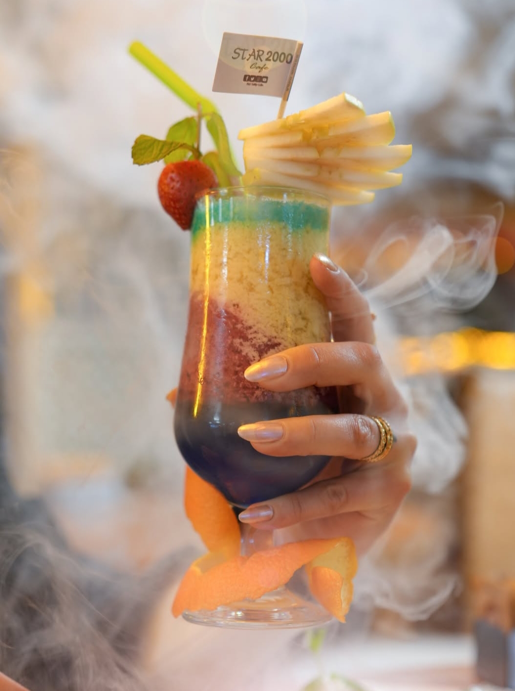 Red Fruıts cocktail